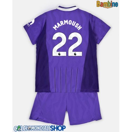 Maglie da calcio Tottenham Hotspur Omar Marmoush #22 Terza Maglia Bambino 2026-27 Manica Corta + Pantaloni corti)